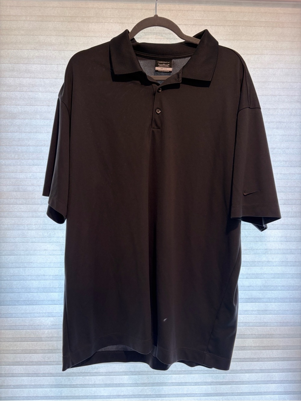 Nike Men's Black Short-Sleeve Polo